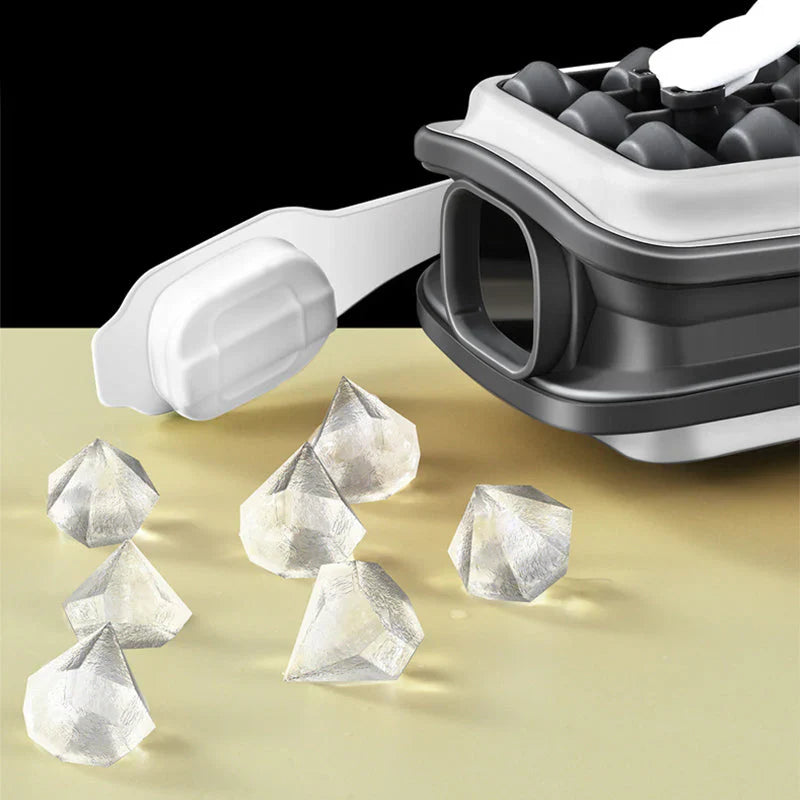 Diamantförmige Eiswürfelform – Luxuriös gekühlte Getränke überall!