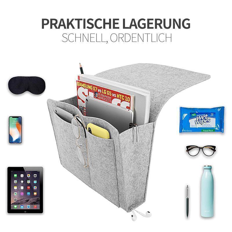 Hängende Filz-Aufbewahrungstasche – Ordnung direkt am Bett
