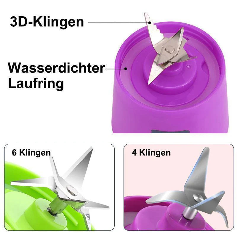 Tragbarer USB-Entsafter – Frischer Saft jederzeit und überall