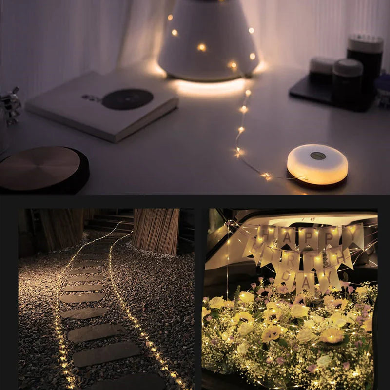 Vielseitige tragbare Lichterkette (10m)