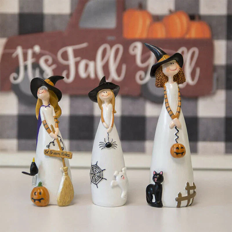 Magische Hexenfigur – Dekoration für Halloween