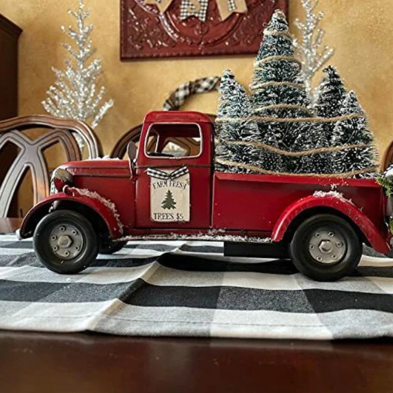 Festlicher Deko-Lastwagen – Weihnachtlicher Charme für Ihr Zuhause