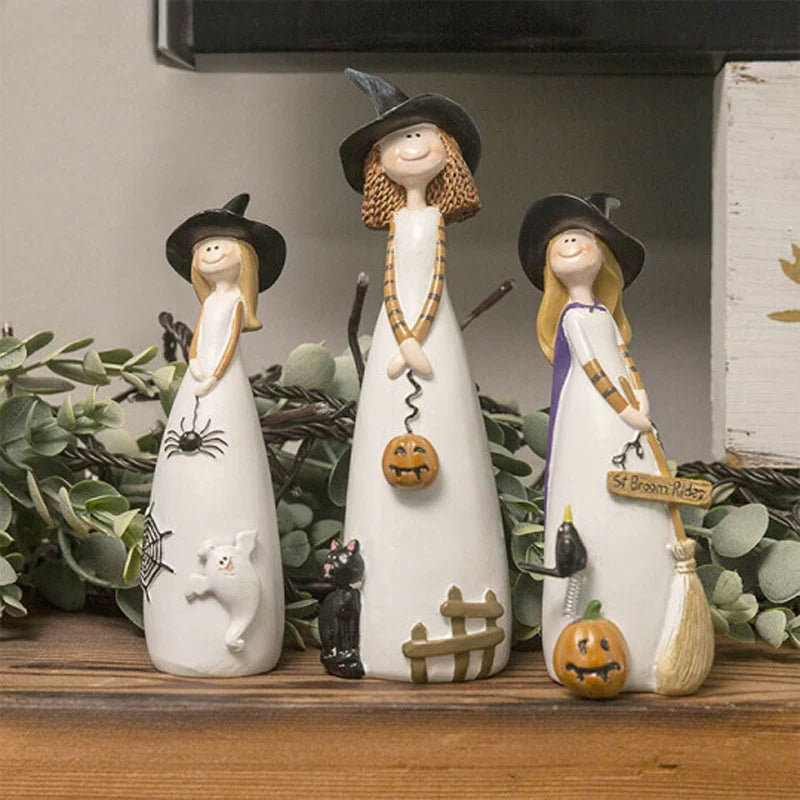 Magische Hexenfigur – Dekoration für Halloween