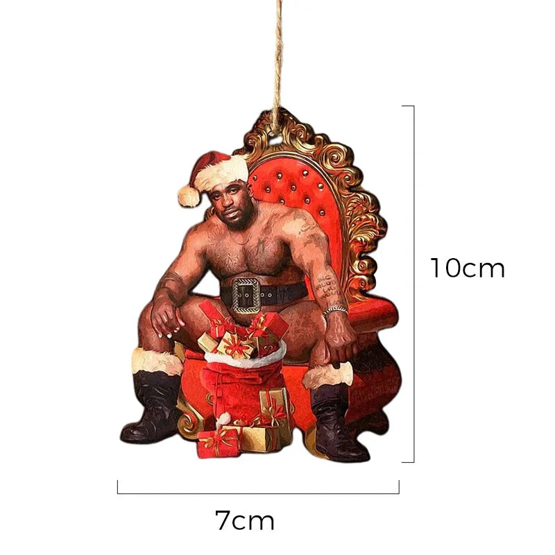 Kreativer Acryl-Weihnachtsbaumanhänger