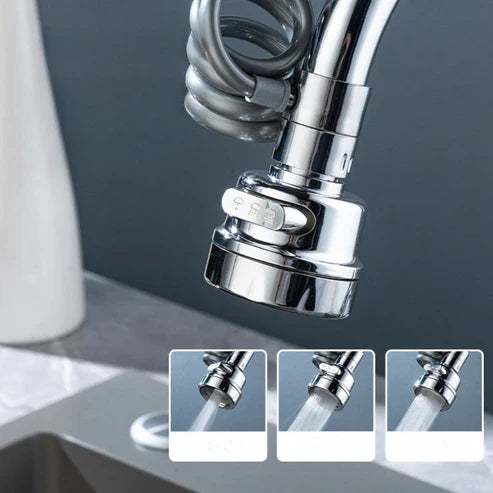Flexibler 3in1 Wasserhahn-Aufsatz