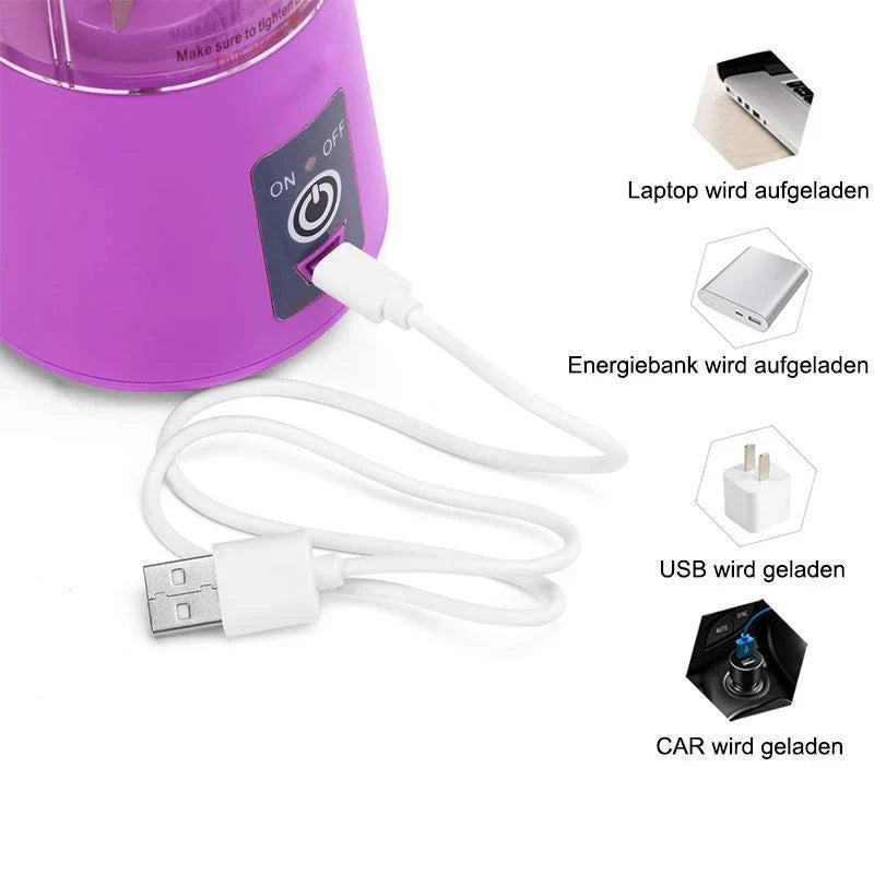 Tragbarer USB-Entsafter – Frischer Saft jederzeit und überall