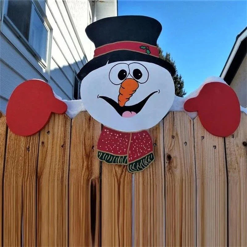 Festliche Weihnachtszaun-Dekoration – Setzen Sie glanzvolle Akzente in Ihrem Garten