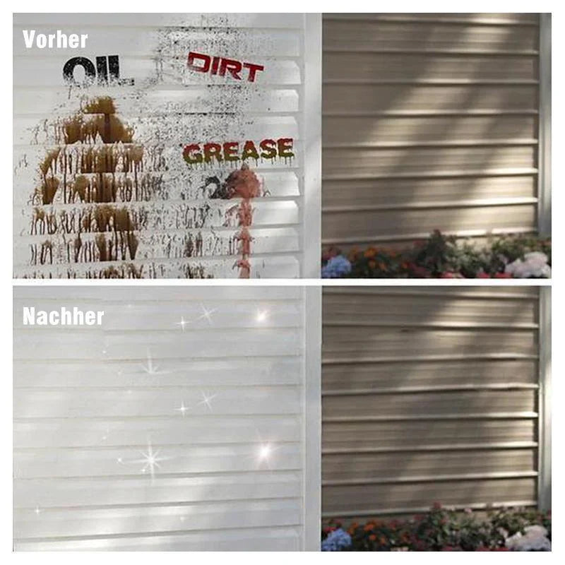Allzweck-Fenster- und Oberflächenreiniger mit Gartenschlauchanschluss