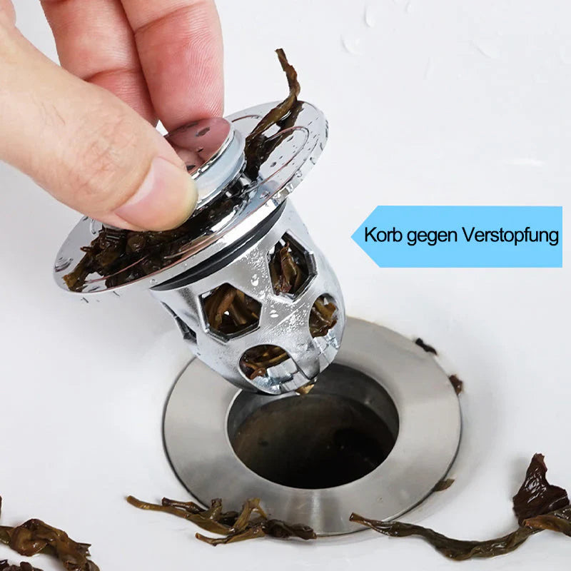 Universeller Abflussstopfen für Waschbecken