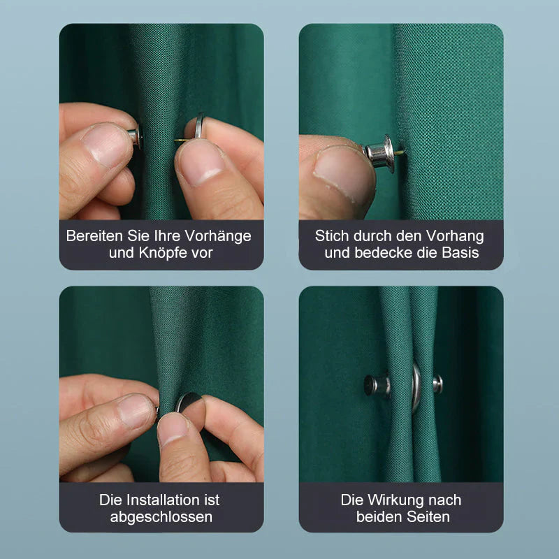 MagnetoClip – Magnetische Vorhanghalter für stilvolle Fensterdekoration