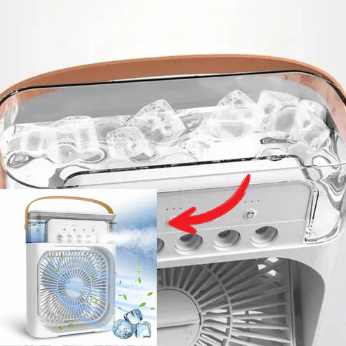 Kompakte Mini-Kühlung mit Licht und Timer
