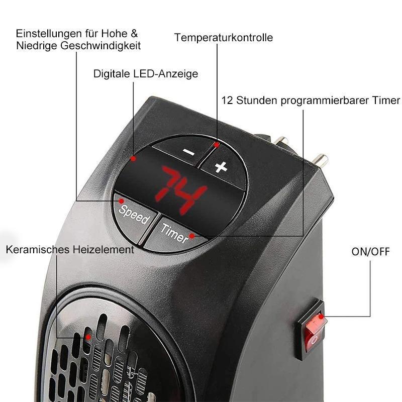 Tragbare Mini-Heizung – Effizient, sicher und vielseitig
