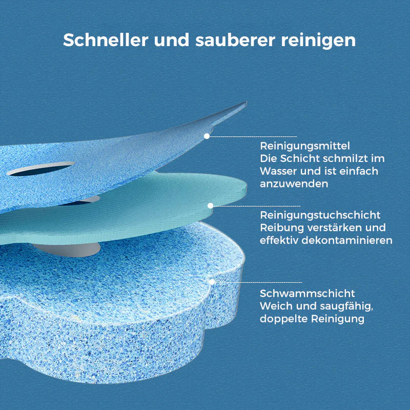 Einweg-Toilettenbürste mit Nachfüllköpfen