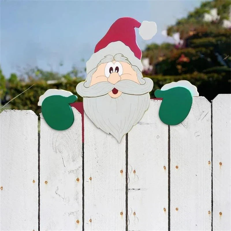 Festliche Weihnachtszaun-Dekoration – Setzen Sie glanzvolle Akzente in Ihrem Garten