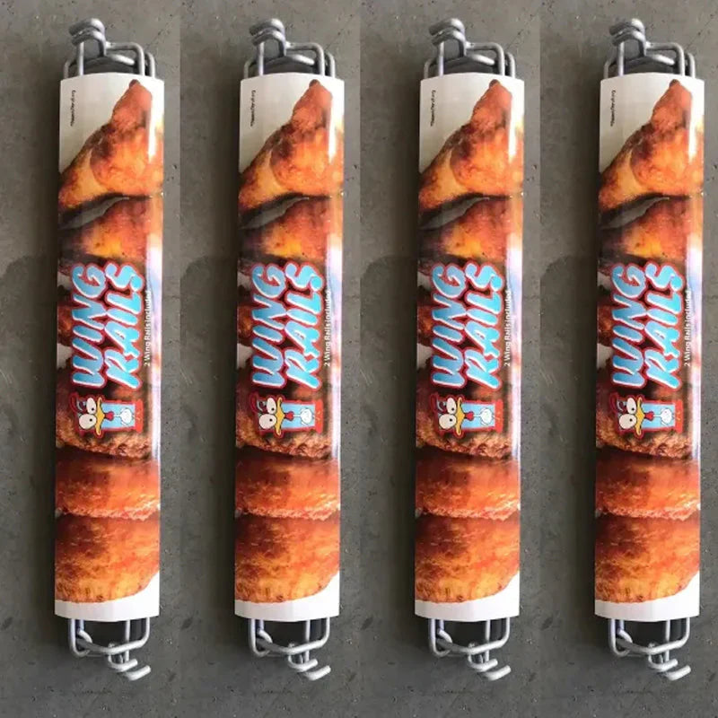 BBQ-Flügelhalter aus Edelstahl