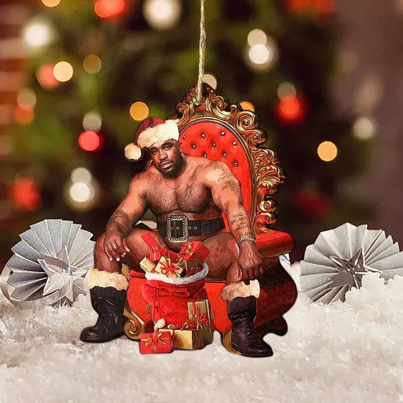 Kreativer Acryl-Weihnachtsbaumanhänger