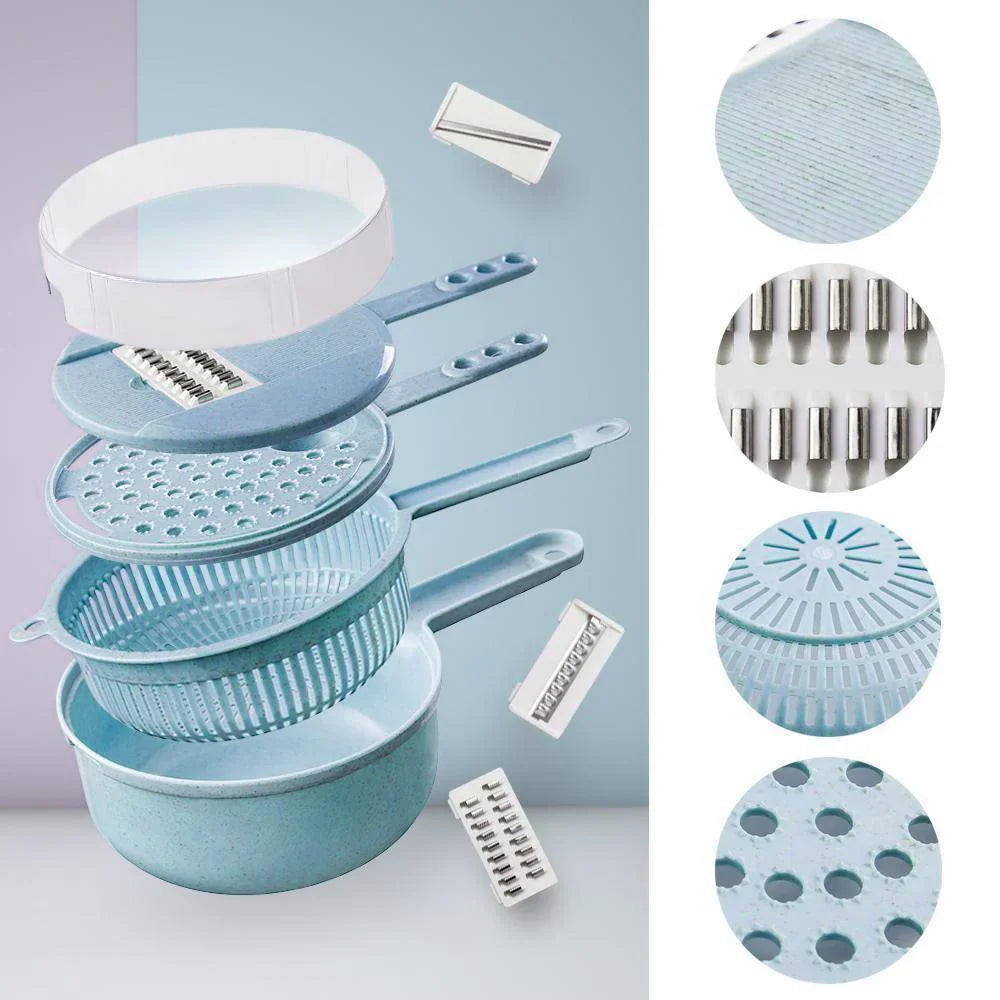 9-in-1 Multifunktionaler Gemüseschneider Set