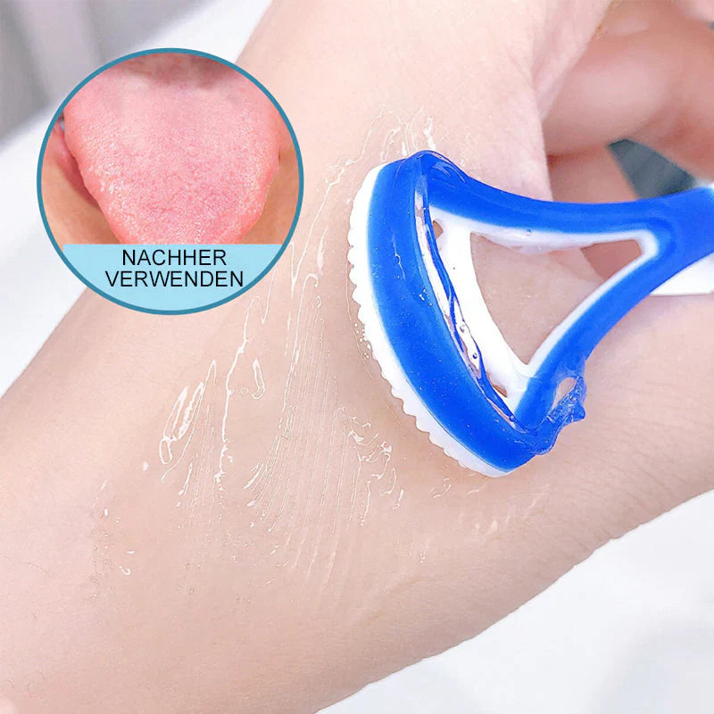 Zungenpflege-Gel mit Bürste