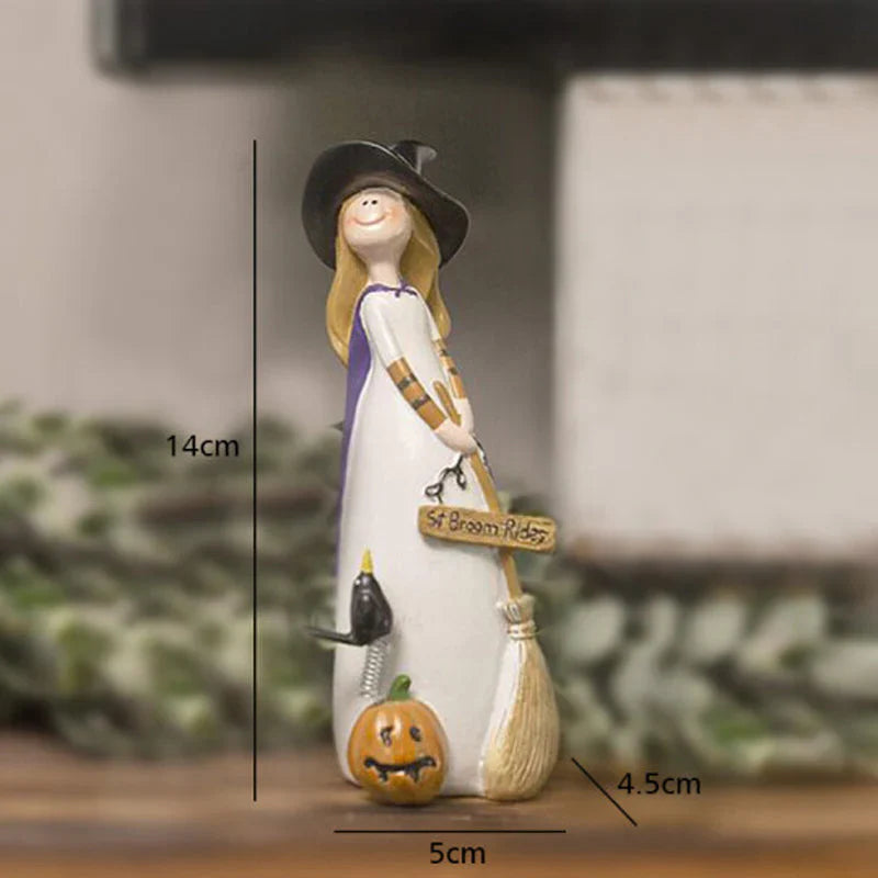 Magische Hexenfigur – Dekoration für Halloween