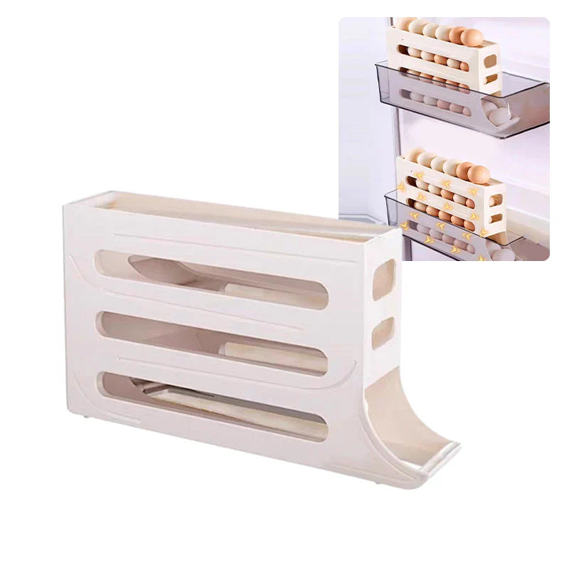 Vierstufiges Eier-Organizer-Regal