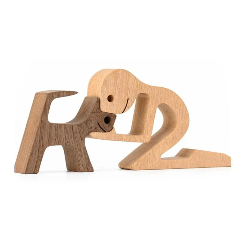 HerzMoment – Handgeschnitzte Holzskulptur