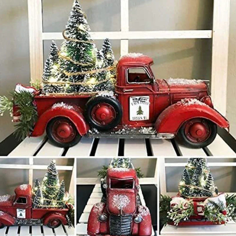 Festlicher Deko-Lastwagen – Weihnachtlicher Charme für Ihr Zuhause