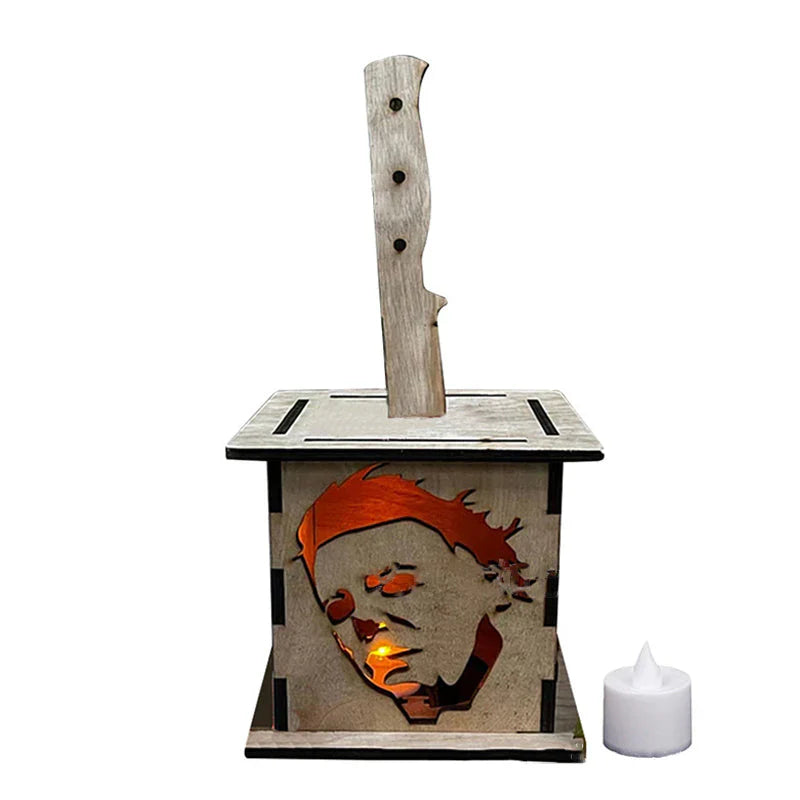 GruselJack – Holzlaterne für schaurige Halloween-Deko