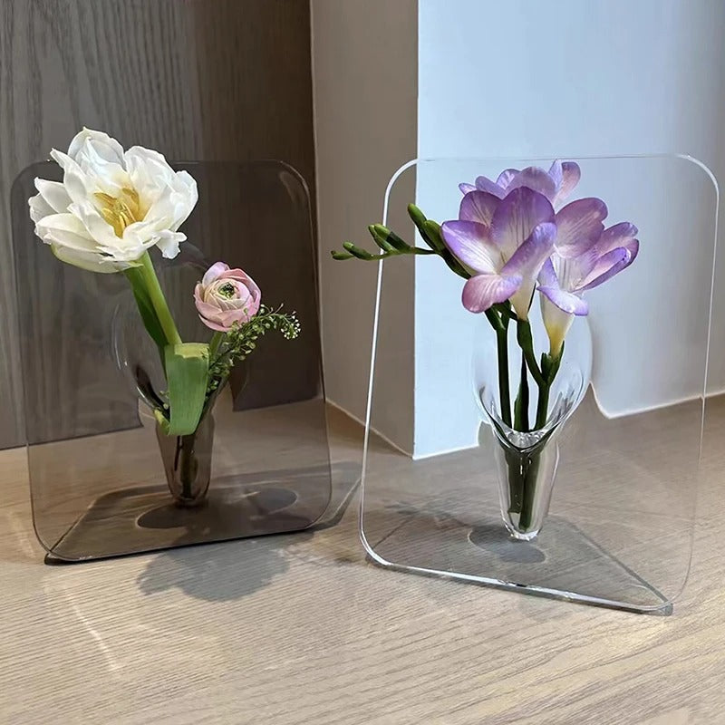 Moderne Acryl Blumenvase