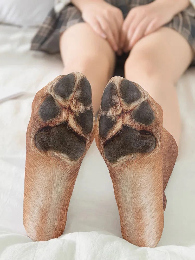 3D Tierpfoten-Socken