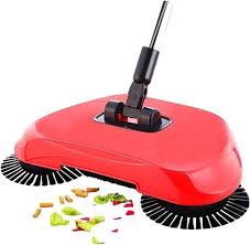 Praktischer 2-in-1 Staubsauger Besen ohne Strom