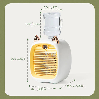 Tragbarer Sprühventilator – Erfrischung für unterwegs