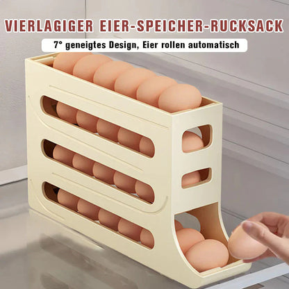 Vierstufiges Eier-Organizer-Regal
