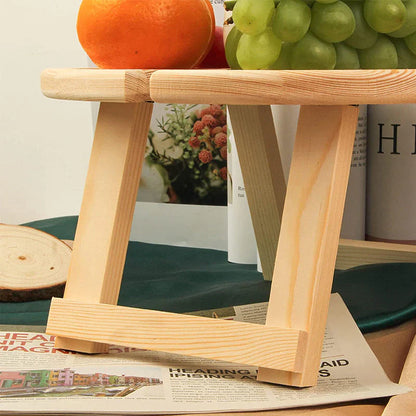 Kompakter Klapp-Picknicktisch aus Holz – Perfekt für unterwegs!