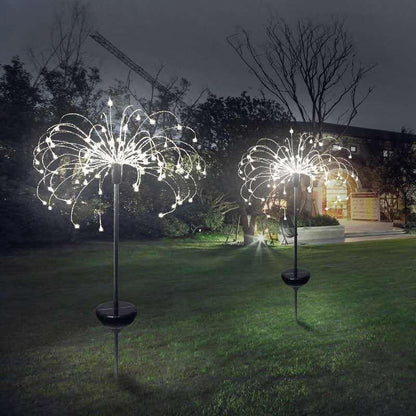 Solar Gartenlichter mit Feuerwerkseffekt