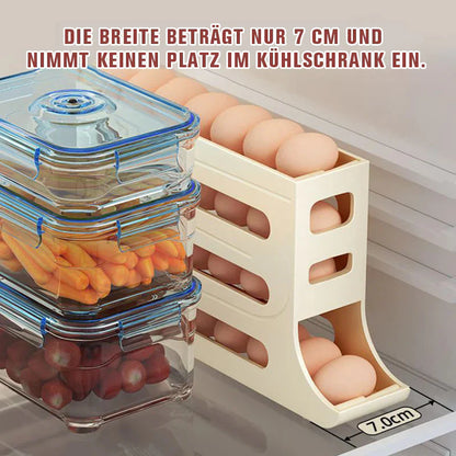 Vierstufiges Eier-Organizer-Regal