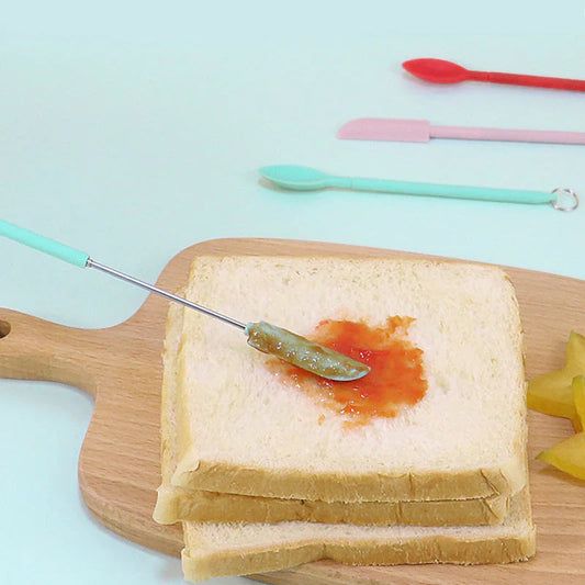Klappbarer Silikon-Mini-Löffel – Praktisch & Platzsparend