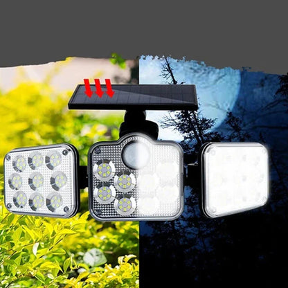 Solar-Wandleuchte mit Bewegungsmelder und Fernbedienung