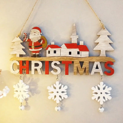 Kreative weihnachtliche Wanddekoration aus Holz – Festliche Stimmung für dein Zuhause