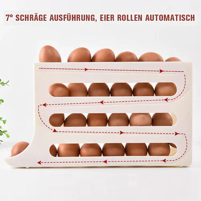 Vierstufiges Eier-Organizer-Regal