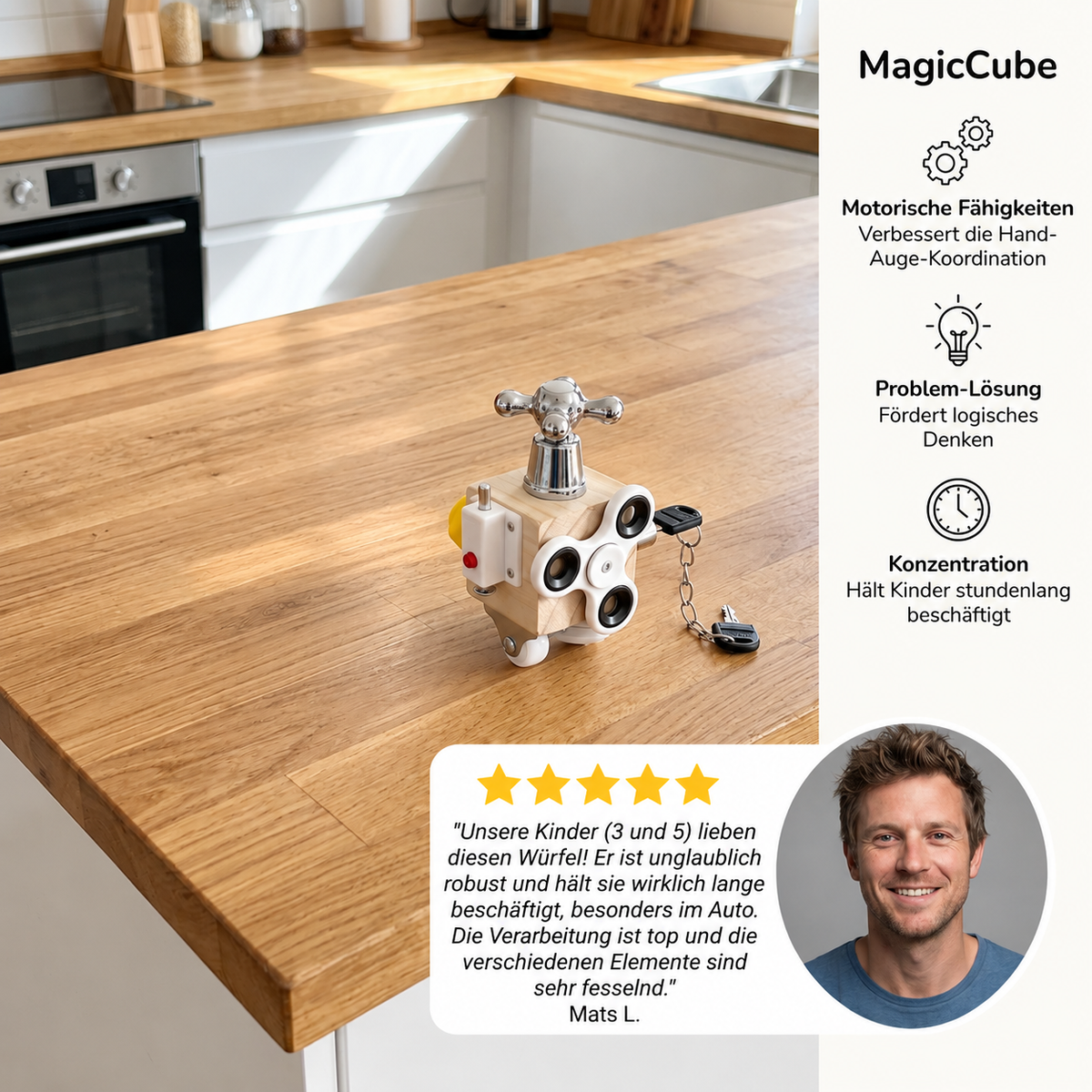 MagicCube – Montessori-Beschäftigungswürfel