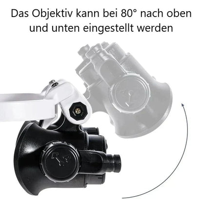 LED-Lupenbrille mit Vergrößerung