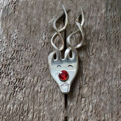 Rentier-Gabel Anhänger – Ein einzigartiger Weihnachtsschmuck!