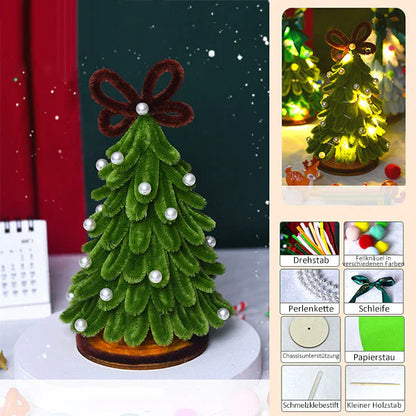 Handgefertigte Weihnachtsbaum-Ornamente zum Selbstgestalten