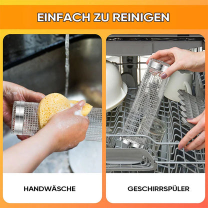 Drehbarer Edelstahl-Grillkäfig