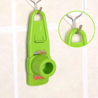 Handlicher Knoblauchschneider mit Handschutz