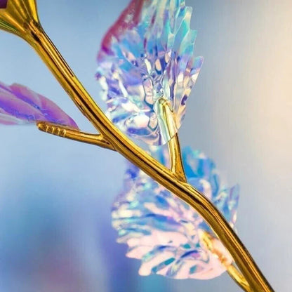 Bunte Galaxie Rose – Ein ewiges Zeichen der Liebe