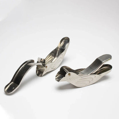 Elegante Zitronenpresse im Vogeldesign – Edelstahl