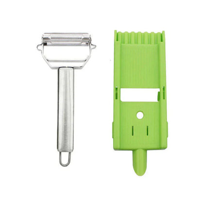 2-in-1 Profi-Schäler & Gemüseschneider