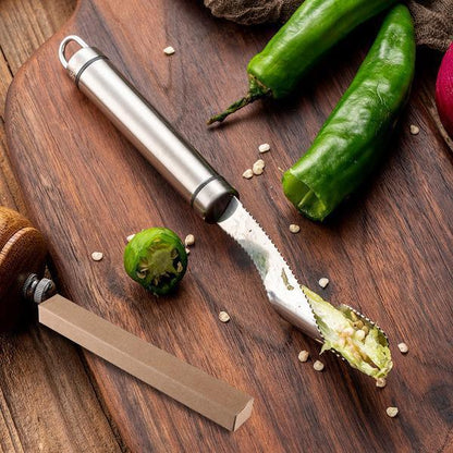 Edelstahl Samenentferner für Gemüse und Obst