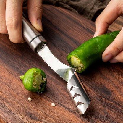 Edelstahl Samenentferner für Gemüse und Obst